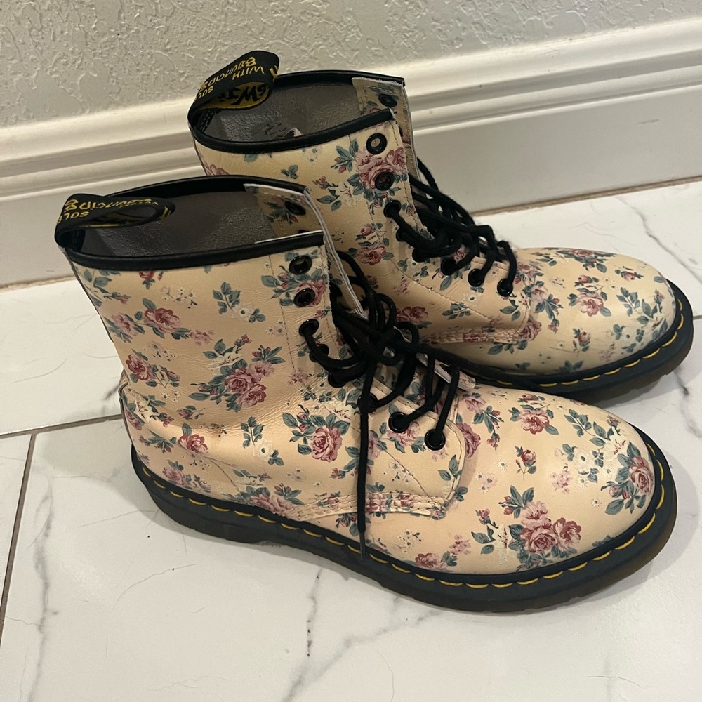 Floral Doc Martens